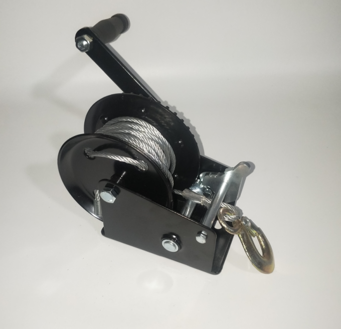 Different Size Hand Operated Wire Rope Winch With Automatic Brake Hand Winch