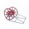Mobile Anti Twist Wire Rope Reel Stand Cable Drum Pay Off Stand المزود